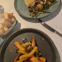 Miso Roast Parsnip - Carrot Risotto, Fermented Beech Mushroom, Jerusalem Artichoke Granola
  at Glas Restaurant in Dublin