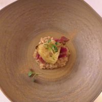 Third course October 2025 tasting menu at Glas Restaurant in Dublin