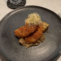 Celeriac schnitzel   at Glas Restaurant in Dublin