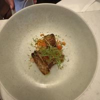 Oyster mushrooms   at Glas Restaurant in Dublin