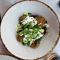 Hassleback potato at Glas Restaurant in Dublin