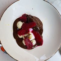 Trio of chocolate at Glas Restaurant in Dublin