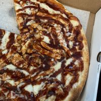 Vegan BBQ chicken pizza  at Main Street in Chalfont
