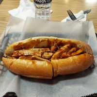 Vegan BBQ chicken cheesesteak at Main Street in Chalfont