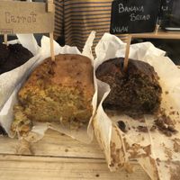 Yummy carrot bread at Mia in Malaga