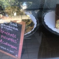 Savory cake at Curieux Coffeeshop in Nantes