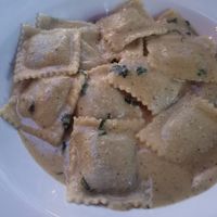 Plant based ravioli at The Grand in Ottawa