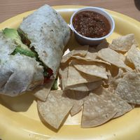 Vegan burrito   at Texas Sunrise in Fredericksburg