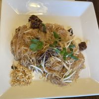 Vegan Traditional Pad Thai with Impossible Meat  at Thai Thai'm in Loveland