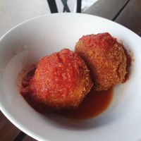 Arancini balls at My Italian Table in Adelaide