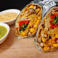 Shimeji and Vegetable Wrap at iVegan in Makati