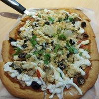 Pizza at iVegan in Makati
