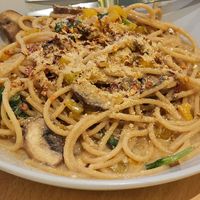 Pumpkin alfredo at iVegan in Makati