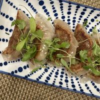 Gyozas   at iVegan in Makati