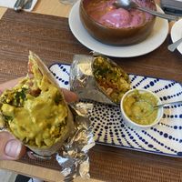 Breakfast burrito 🌯 with Tofu etc.   at iVegan in Makati