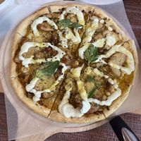 Pumpkin Pizza (500) - highly recommend   at iVegan in Makati