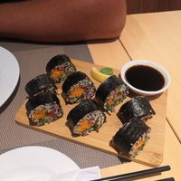 Quinoa sushi - delicious! at iVegan in Makati