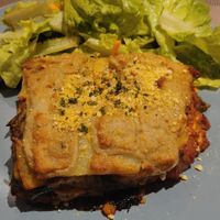 Moussaka at iVegan in Makati