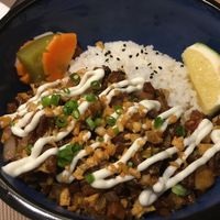 Sisig at iVegan in Makati