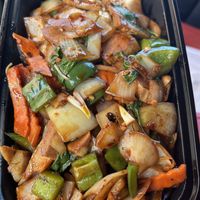 Basil Chicken  at Harmony Vegetarian in Chamblee