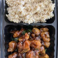 General To ‘chicken’ lunch portion  at Harmony Vegetarian in Chamblee