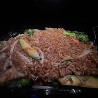 Mixed vegetable fried rice  at Harmony Vegetarian in Chamblee