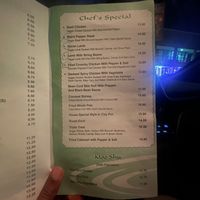 The entire menu is vegan, except for the circled items. They include dairy. at Harmony Vegetarian in Chamblee