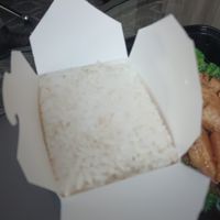 White rice. at Harmony Vegetarian in Chamblee