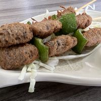Chicken on a Stick Appetizerr  at Harmony Vegetarian in Chamblee