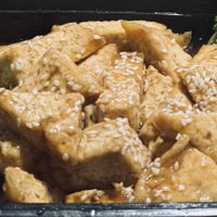 Sesame tofu  at Harmony Vegetarian in Chamblee