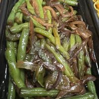 String Bean Szechuan style  at Harmony Vegetarian in Chamblee