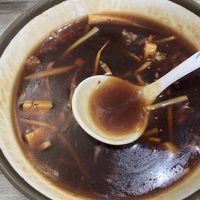 Hot and sour soup  at Harmony Vegetarian in Chamblee