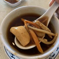 Hot & Sour soup at Harmony Vegetarian in Chamblee