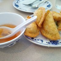 Curry Pockets at Harmony Vegetarian in Chamblee