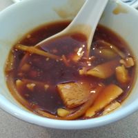 Hot and Sour Soup at Harmony Vegetarian in Chamblee