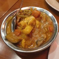 Veg korma: very salty, noticeable coconut flavour at SL Coconut Tree in Wantirna South