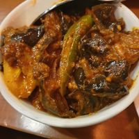 Eggplant moju: incredibly salty at SL Coconut Tree in Wantirna South