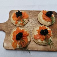 Brunch : carrot lox and truffle caviar at Pepper & Ginny - Vegane Veinkost in Vienna