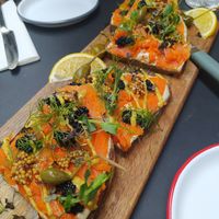 The carrot and lox 🥕 at Pepper & Ginny - Vegane Veinkost in Vienna