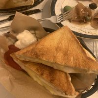 Three cheezes grilled  at Pepper & Ginny - Vegane Veinkost in Vienna