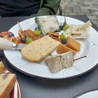 Some amazing cheeses here! at Pepper & Ginny - Vegane Veinkost in Vienna