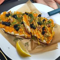 Carrot lox at Pepper & Ginny - Vegane Veinkost in Vienna