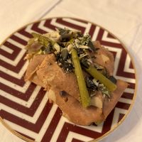 Ham, pumpkin seeds and asparagus sandwichh  at Pepper & Ginny - Vegane Veinkost in Vienna