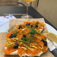 Carrot Lox Gourmet Bread  at Pepper & Ginny - Vegane Veinkost in Vienna