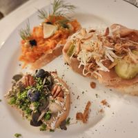 Sandwich trio - so good! at Pepper & Ginny - Vegane Veinkost in Vienna