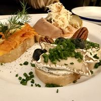 All the main 3 canapés   at Pepper & Ginny - Vegane Veinkost in Vienna