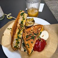 3 Vegan Cheese toast at Pepper & Ginny - Vegane Veinkost in Vienna