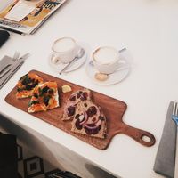 Carrot lox & faux gras at Pepper & Ginny - Vegane Veinkost in Vienna