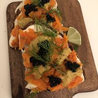 "Lox” sandwich at Pepper & Ginny - Vegane Veinkost in Vienna