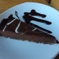 Coconut and chocolate slice  at The Music Café in Dublin